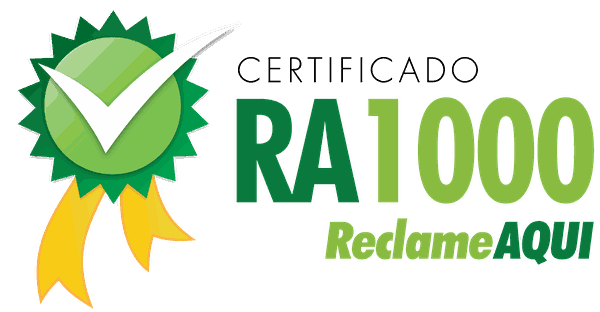 Selo RA1000 do Reclame Aqui